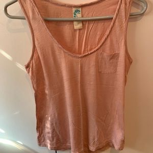 Anthropologie pink tank top